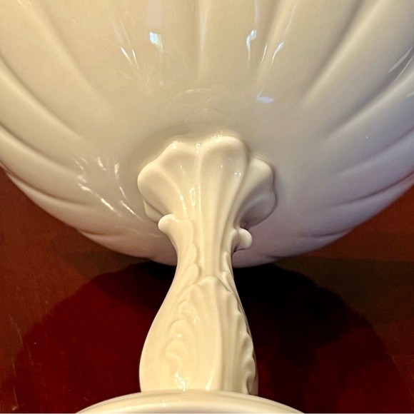 Lenox Sunflower Compote Candy Dish Charleston Collection 1980s Porcelain - Picture 9 of 12